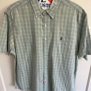 Ralph Lauren XL Monroe short sleeve men’s button down shirt